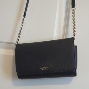 Kate Spade Black Leather Crossbody Bag